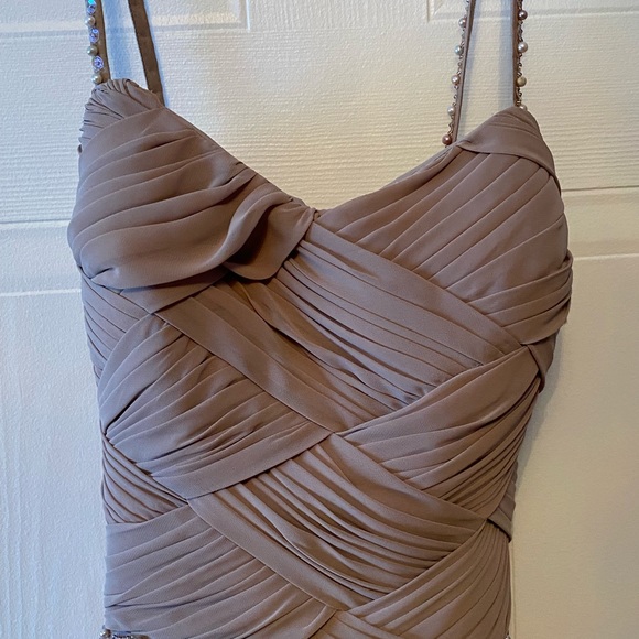 Evening dress. Colour Mocha size 14 p - Picture 3 of 3